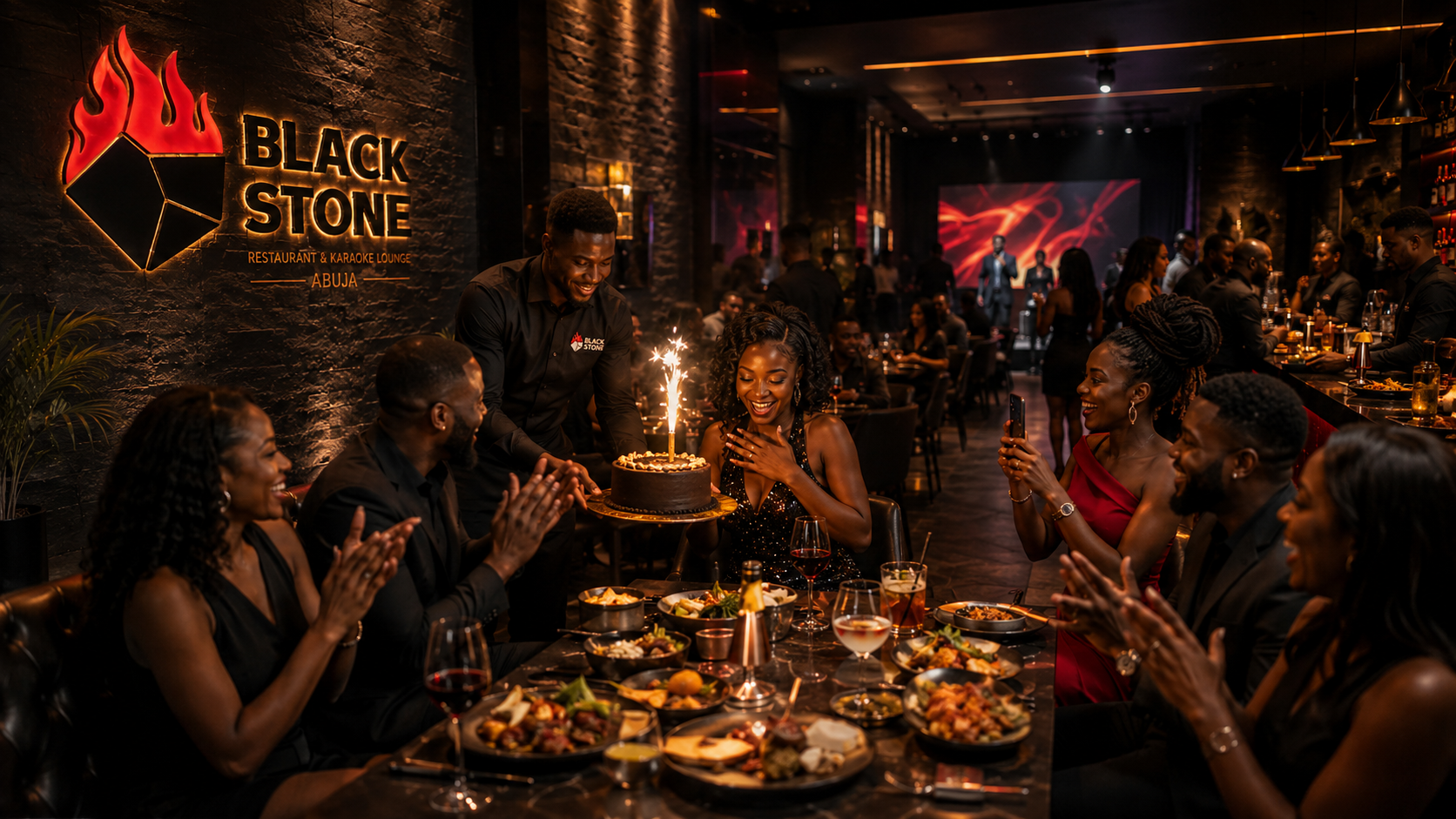 Birthday celebration at Blackstone
